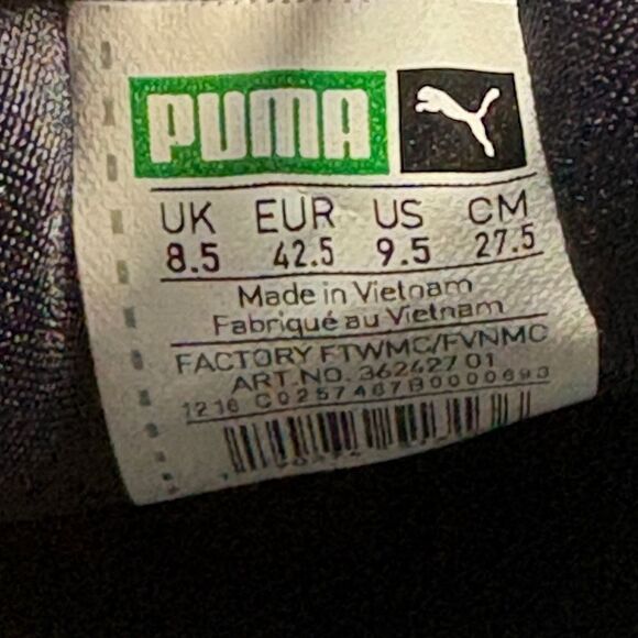Size 9.5 - Men’s PUMA Mostro LDN black shoes main image 9